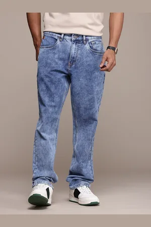 WROGN Men Relaxed Fit Heavy Fade Stretchable Jeans