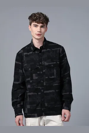 DON VINO Men Comfort Spread Collar Abstract Printed Cotton Slim Fit Casual Shirt