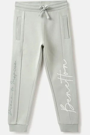 Benetton Boys Typography Printed Mid Rise Joggers