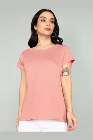 Guti Women Pure Cotton Pockets T-shirt