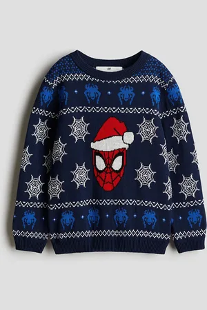 H&M Boys Jacquard-Knit Cotton Jumper