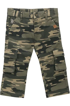 Ralph Lauren Boys Camouflage Printed Classic Slim Fit Cargo Trouser
