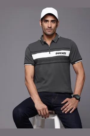 DUCATI Printed Pure Cotton T-Shirt