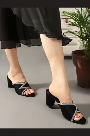 Anouk Women Open Back Block Sandals