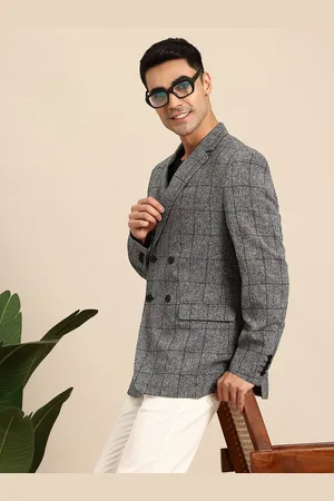 Mast & Harbour Checked Single-Breasted Blazer