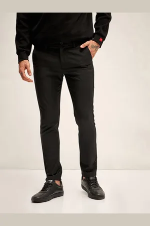 The Bear House Men Slim Fit Chinos Trousers