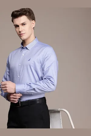 Nautica Pure Cotton Classic Slim Fit Formal Shirt