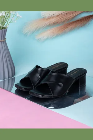LOUIS STITCH Women Open Toe Block Heel Sandals