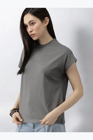 Guti Women Pure Cotton Pockets T-shirt