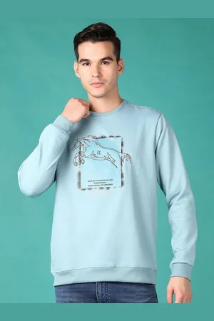 V-Mart Men Printed Round Neck Pullover Sweatshirt