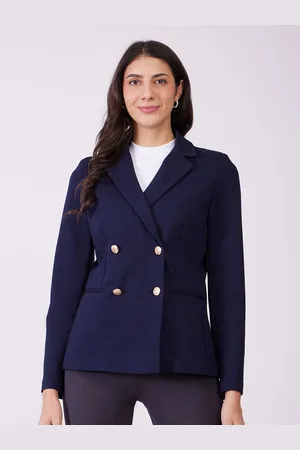 FableStreet LivIn Women Lapel Collar Long Sleeved Tailored Jacket