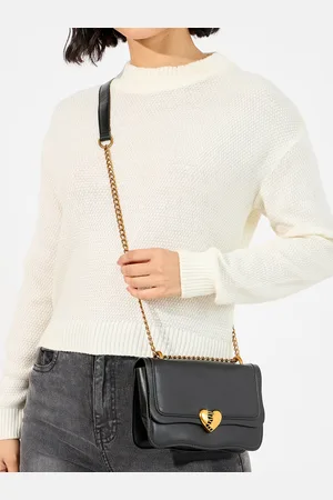 Styli Women Textured Solid Structured Sling Bag