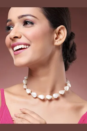 karatcart Gold-Plated Pearl Necklace