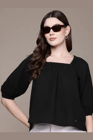 Nautica Crinkled Pure Cotton Top