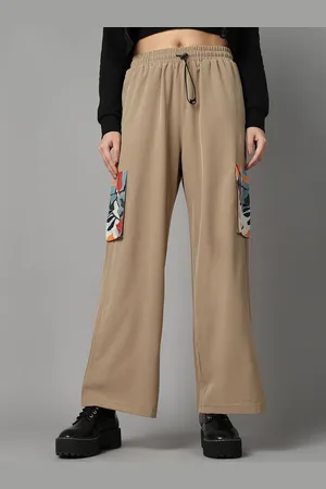 Roadster The Lifestyle Co Mid Rise Print Pocket Trousers