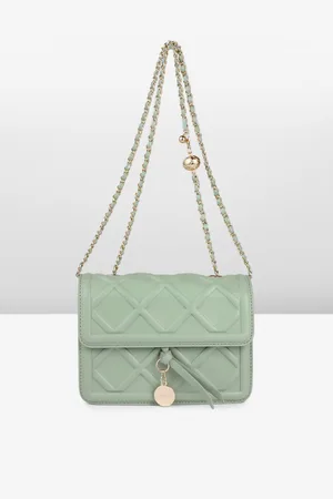 French Connection Checked Structured Shoulder Bag