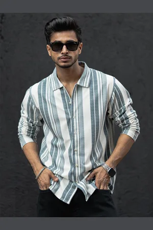 Powerlook Men Multi Stripes Opaque Striped Casual Shirt