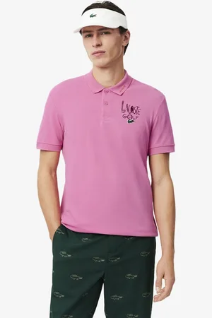 Lacoste Men Polo Collar Applique T-shirt