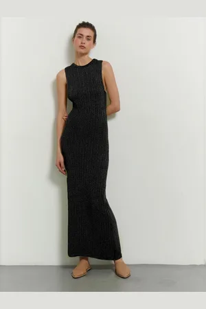 HERE&NOW Women Sleeveless Bodycon Maxi Dress