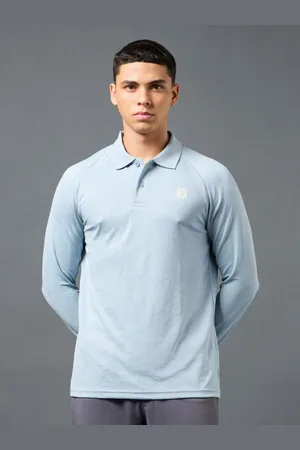 TECHNOSPORT Men Polo Collar Anti Static Slim Fit T-shirt