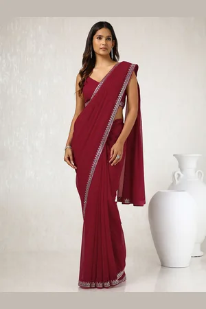 Soch Embellished Beads and Stones Pure Georgette Saree