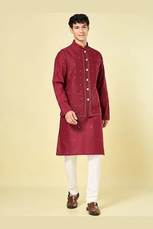 Pantaloons Embroidered Nehru Jackets