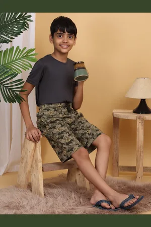 Sweet Dreams Boys Camouflage Printed Lounge Shorts