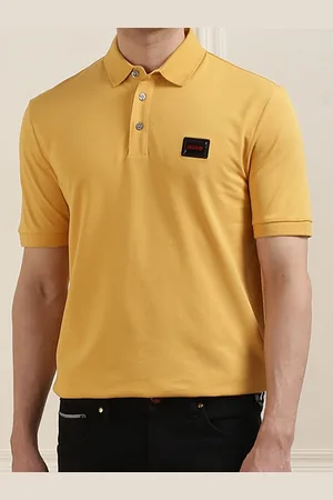HUGO BOSS Men Polo Collar Pockets T-shirt
