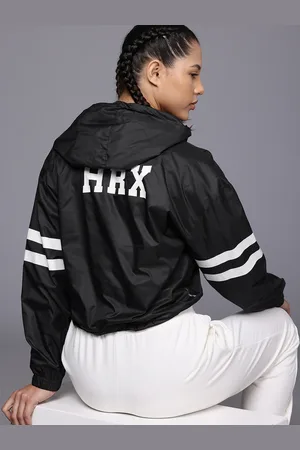 HRX Hooded Crop Tailored Jacket