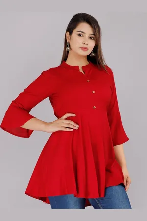 BAESD Women Mandarin Collar Tunics