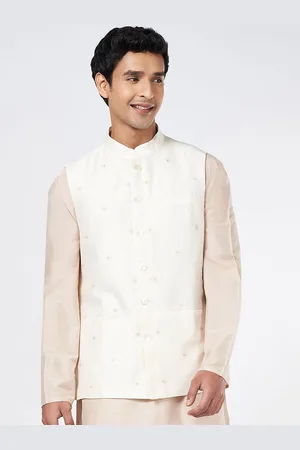 Pantaloons Embroidered Woven Nehru Jacket