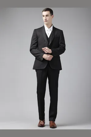 Park Avenue 3-Piece Shawl Collar Textured Formal Suit