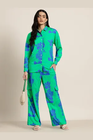 HERE&NOW Printed Shirt With Trousers