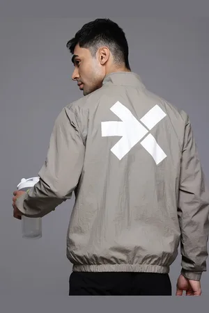 HRX Brand Logo Print Running Tailored Jacket