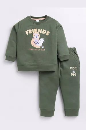 dollar Boys Self Design Long Sleeves Sweatshirt with Joggers