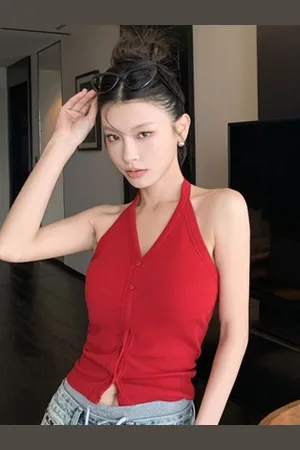 HERE&NOW Women V - Neck Sleeveless Top