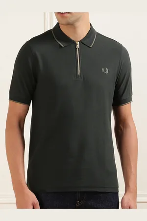 Fred Perry Men Striped Polo Collar Cotton NA T-shirt