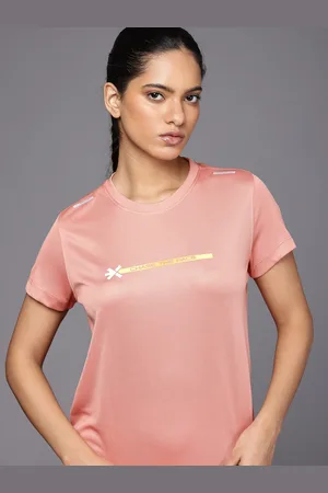 HRX Typography Printed Rapid-Dry Running T-shirt