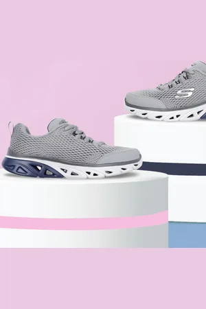 Skechers Boys Grey Glide-Step Sport - Wave Heat Sneakers
