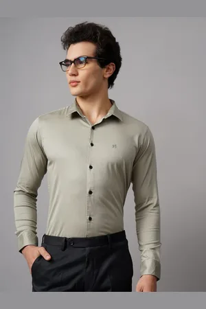 PAUL STREET Men Standard Slim Fit Opaque Semiformal Shirt