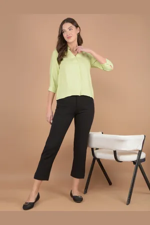 Crimsoune Club Women Smart Straight Fit Trousers