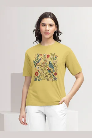HELLCAT Women Printed T-shirt