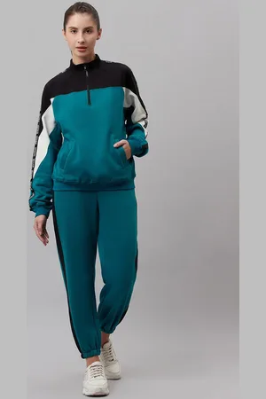 Laabha Women Colorblocked Round Neck Tracksuit