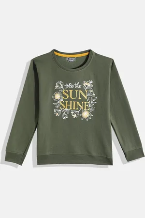 Eteenz Girls Printed Sweatshirt
