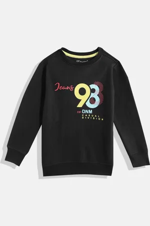 Eteenz Boys Typography Printed Sweatshirt