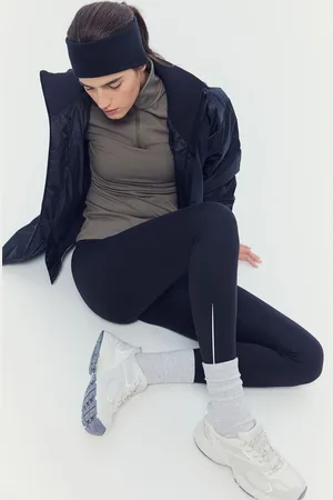 H&M Women Warm Running Leggings In Dry Move