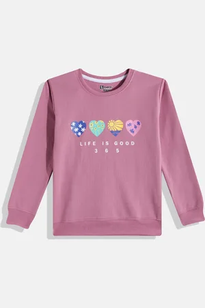 Eteenz Girls Printed Sweatshirts