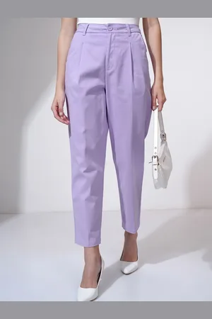 Tokyo Talkies Women Pleated Formal Trousers