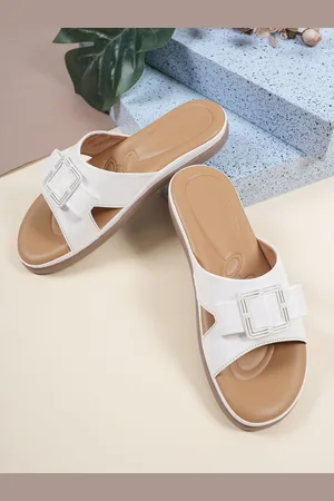 STYLE SHOES Women Textured Open Toe Flats
