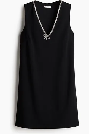 H&M Women Rhinestone-Decorated Dress